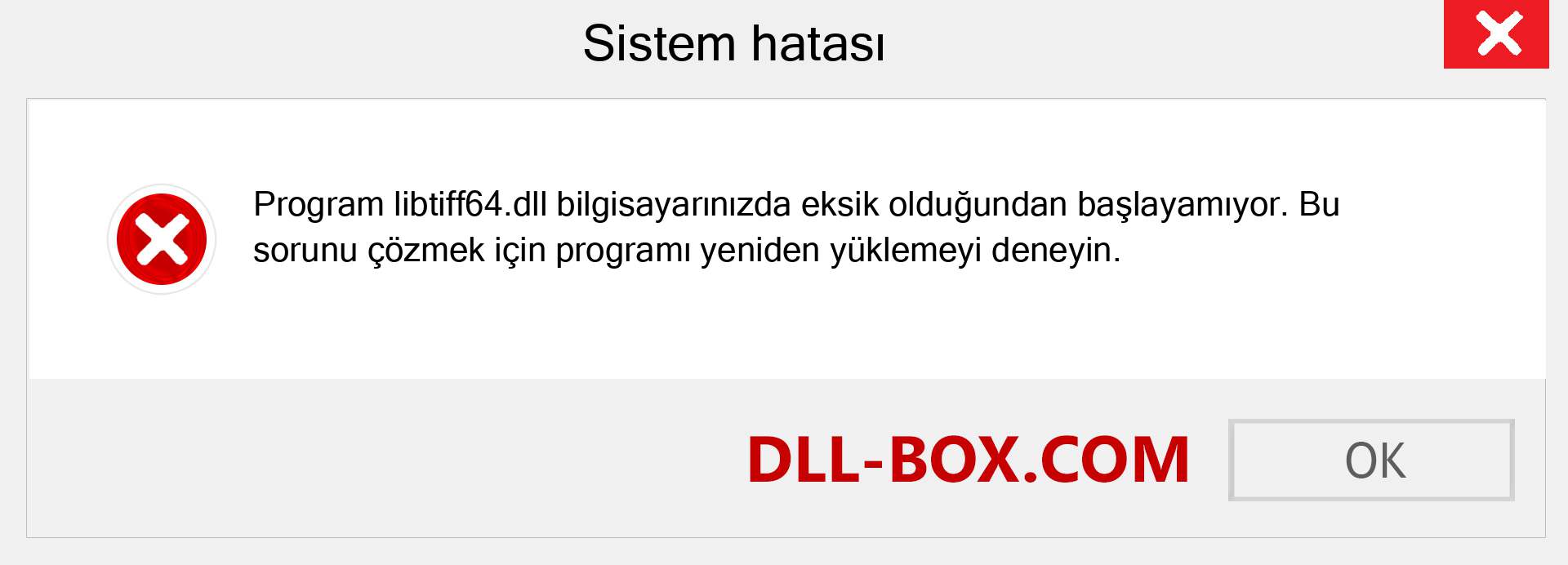 libtiff64.dll dosyası eksik mi? Windows 7, 8, 10 için İndirin - Windows'ta libtiff64 dll Eksik Hatasını Düzeltin, fotoğraflar, resimler